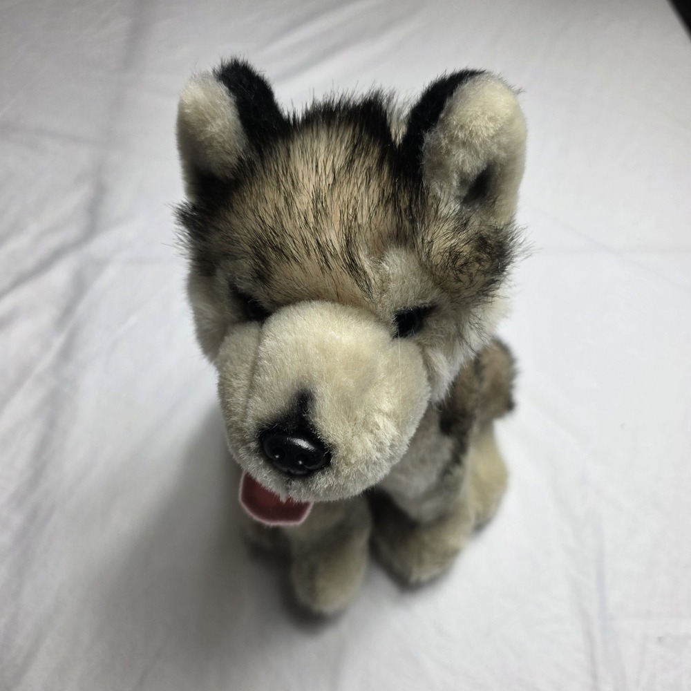Kipmik Husky Plush Sled Dog Puppy Harness Stuffed Animal